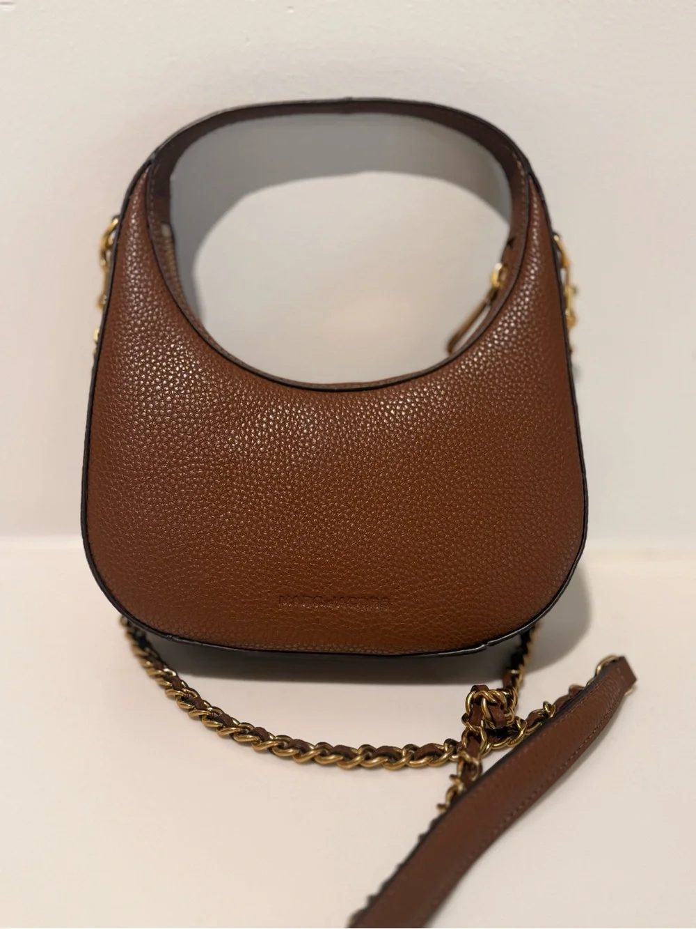 NWT Marc Jacobs small crescent bag - cognac